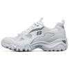 DLites 2.0 Round Toe Lace-Up Shock Absorbing Durable Waterproof Low-Top Casual Shoes Men Sneakers White 888003-WHT