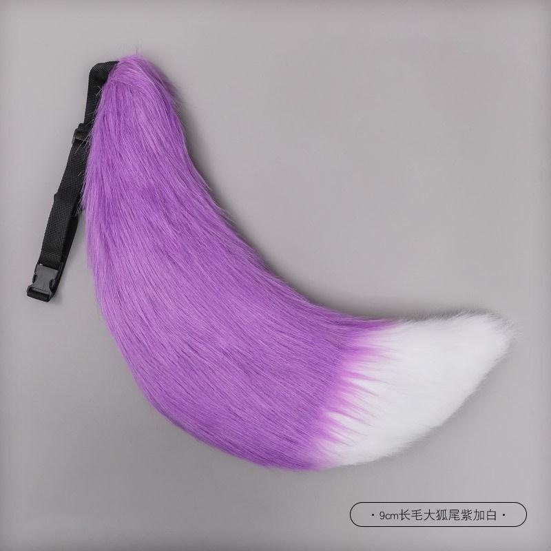 Animal Fox Furry Ear Headband Tail Furry Cosplay Lolita Cute Cat Ears Hairpin Tail Props