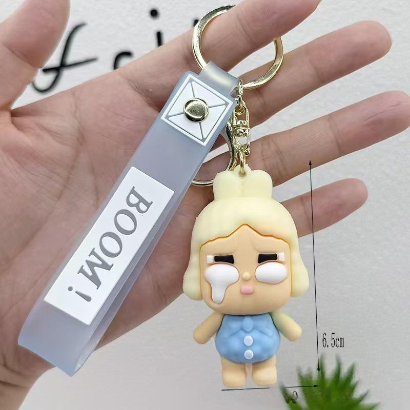 Tide Play Blind Box Keychain Doll Pendant Schoolbag Pendant Soft Glue Jewelry Small Gift