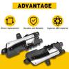 Pair Right+Left Interior Chrome Handle For Ide Door Hyundai Sonata 11-15 EOOK