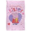 Peppa Pig Big Sister Blanket