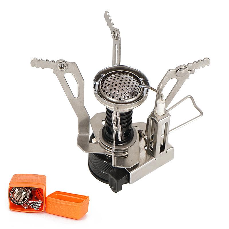 

Outdoor Picnic Gas Stove Foldable BBQ Furnace Cookware Cooking Tool for Camping Hiking Travelling Emergency Supplies