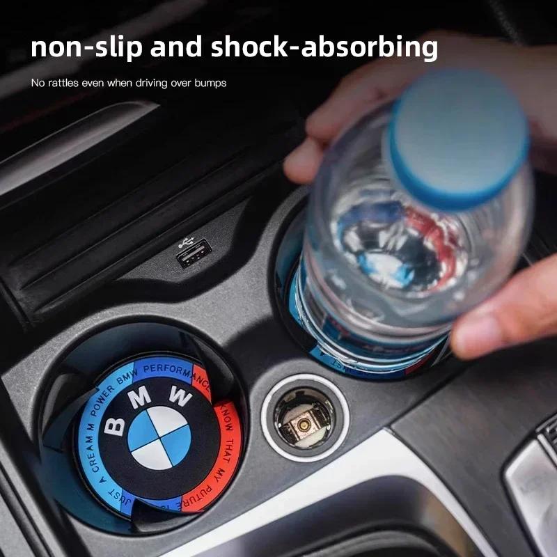 E60 E93 2025 New For BMW M X3 X5 X6  2Pcs Rubber Car Coaster Buffer Anti Noise Mat Cushion For BMW F15 G05 F16 G06 F25 G01 G08 F