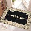 Premium Floral Carpet Bathroom Bedroom Living Room Entrance Non Slip Door Mat Porch Welcome Door Rug Home Decoration