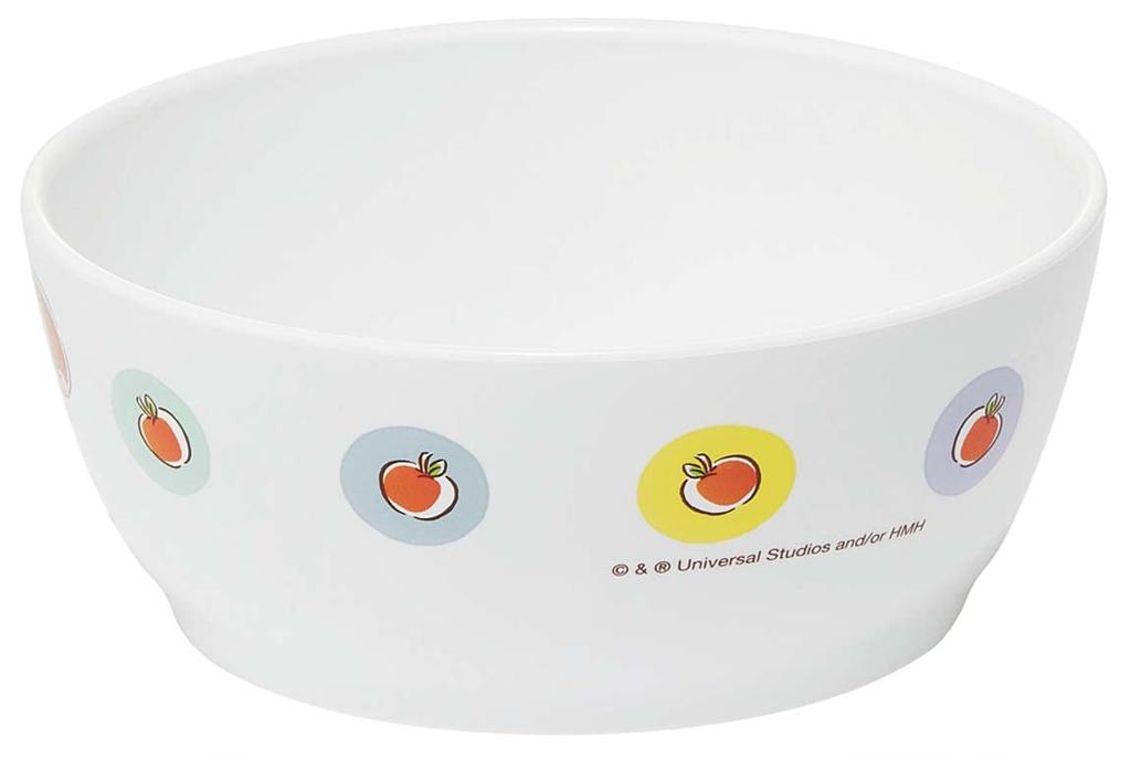 Skater Silver Ion Curious George Made in Japan XP14AG-A Dishwasher-Safe Bowl, Ag+ Antibacterial, 330ml, Design,