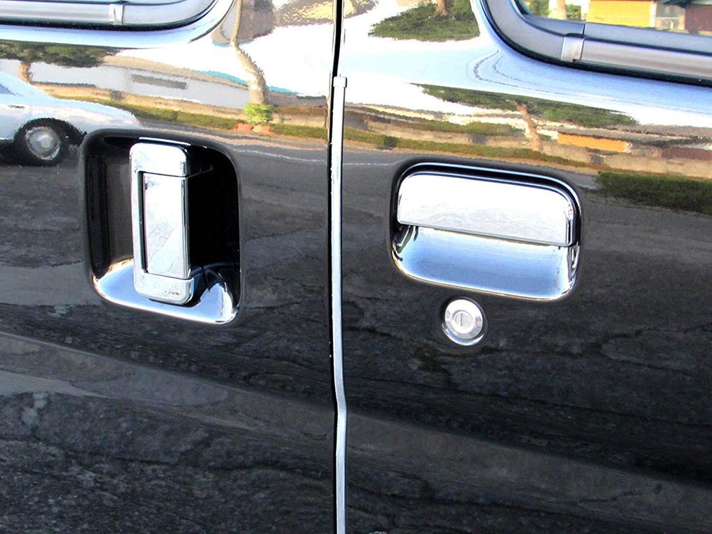 BRIGHTZ Chrome Door Handle Covers for TownAce Van Fits and S412 402/412 (DHC-NOBU-058) - S402M, S412M, S402, (30842)