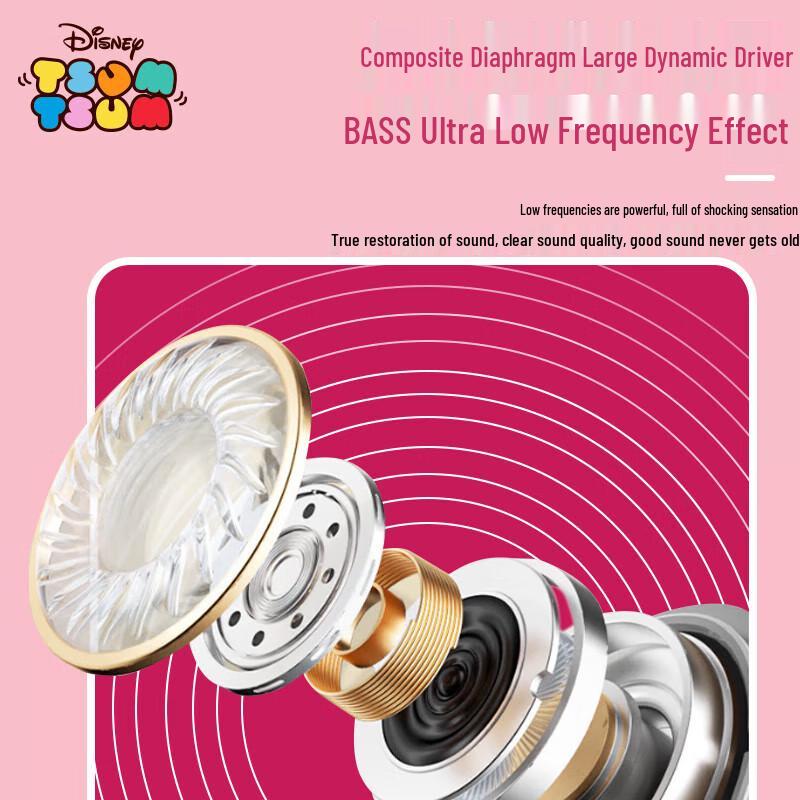 Disney P60 Strawberry Bear Wireless Half-In-Ear Bluetooth Earbuds