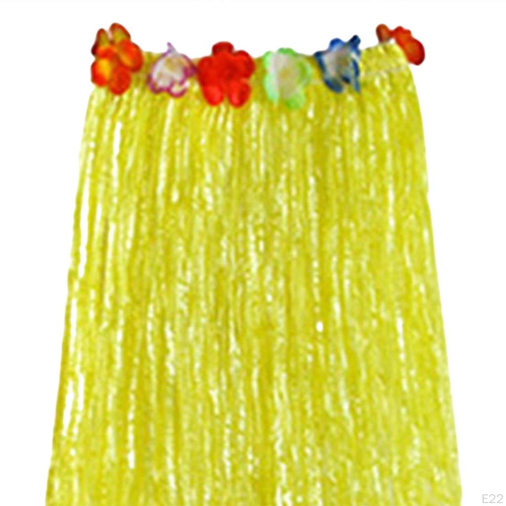 hawaiian Skirt Costume Set Dancewear Glasses for Cosplay Beach Party Decorations