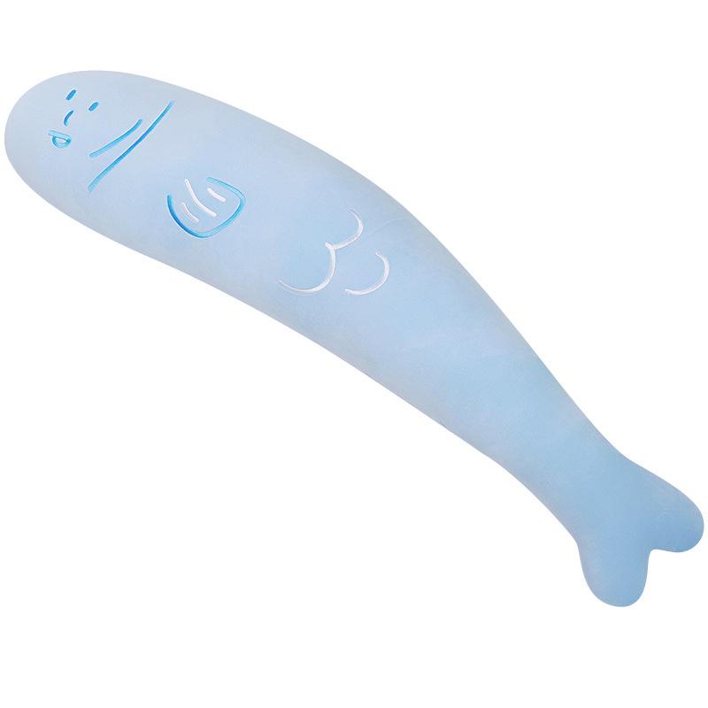 Soft Long Fish Throw Pillow Plush Toy Doll Big Fish Doll Girl Bed Sleeping Leg Rag Doll