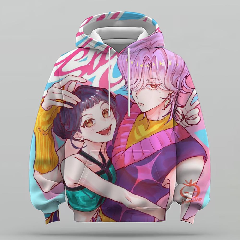 Kleidung für Kleinkindmädchen KPop 'Devil Hunter' Hoodie Mode Lässiger Pullover Neuer Film Kinder Kapuzenoberteil