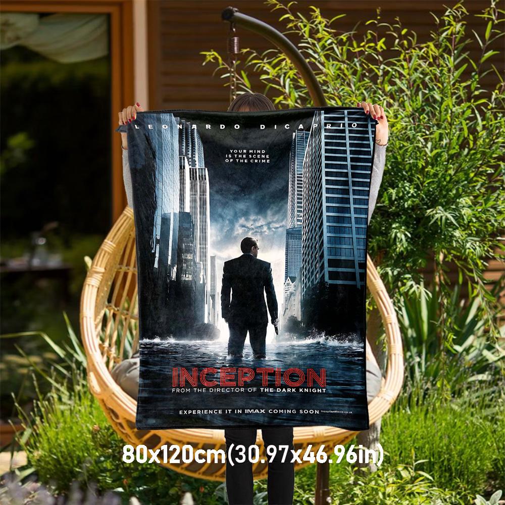 

1pc Leonardo DiCaprio InceptionOutdoor Flannel Blanket Soft Plush Decor for Picnics, camping,Bedroom, Playroom, or Lunch Breakn1237A 80x120cm(31x47inch)