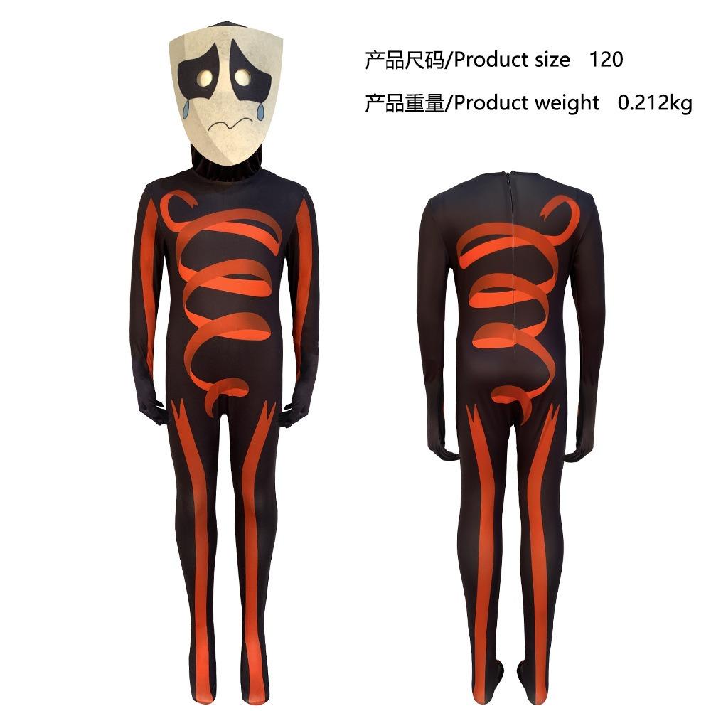 Lo Straordinario Circo Digitale Costume Cosplay Pomni Jax Peluche Coniglietto Caine Ragatha Bambola Vestito Completo Cosplay Costume di Halloween Bambini