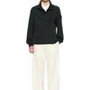 Stone Island Badge Solid Color Stand Collar Zip Long Sleeve Jacket Men jackets L1S154100033S0026-V0029