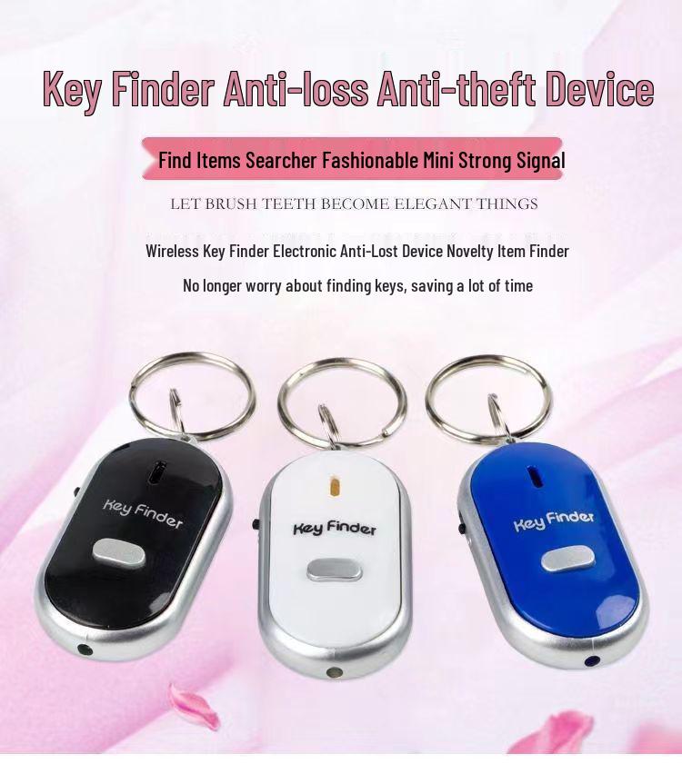 Schlüsselbund-Alarm: Intelligenter sprachgesteuerter Pfeifen-Locator für verlorene Schlüssel