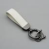 Custom LOGO Suede Leather Keychain Vintage Laser Engrave Car Key Ring Holder for Men and Women Personalized Key Chains Ring