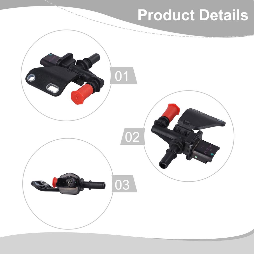 Fuel Injetor Presure Sensor for Ford For 2020+ Made of and Practical Materials Black Color Replacement Installation