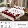 3pcs Merry Christmas Themed Pattern Bedding Set Christmas Tree for Teenagers and Adult's Bedroom a Christmas Gift