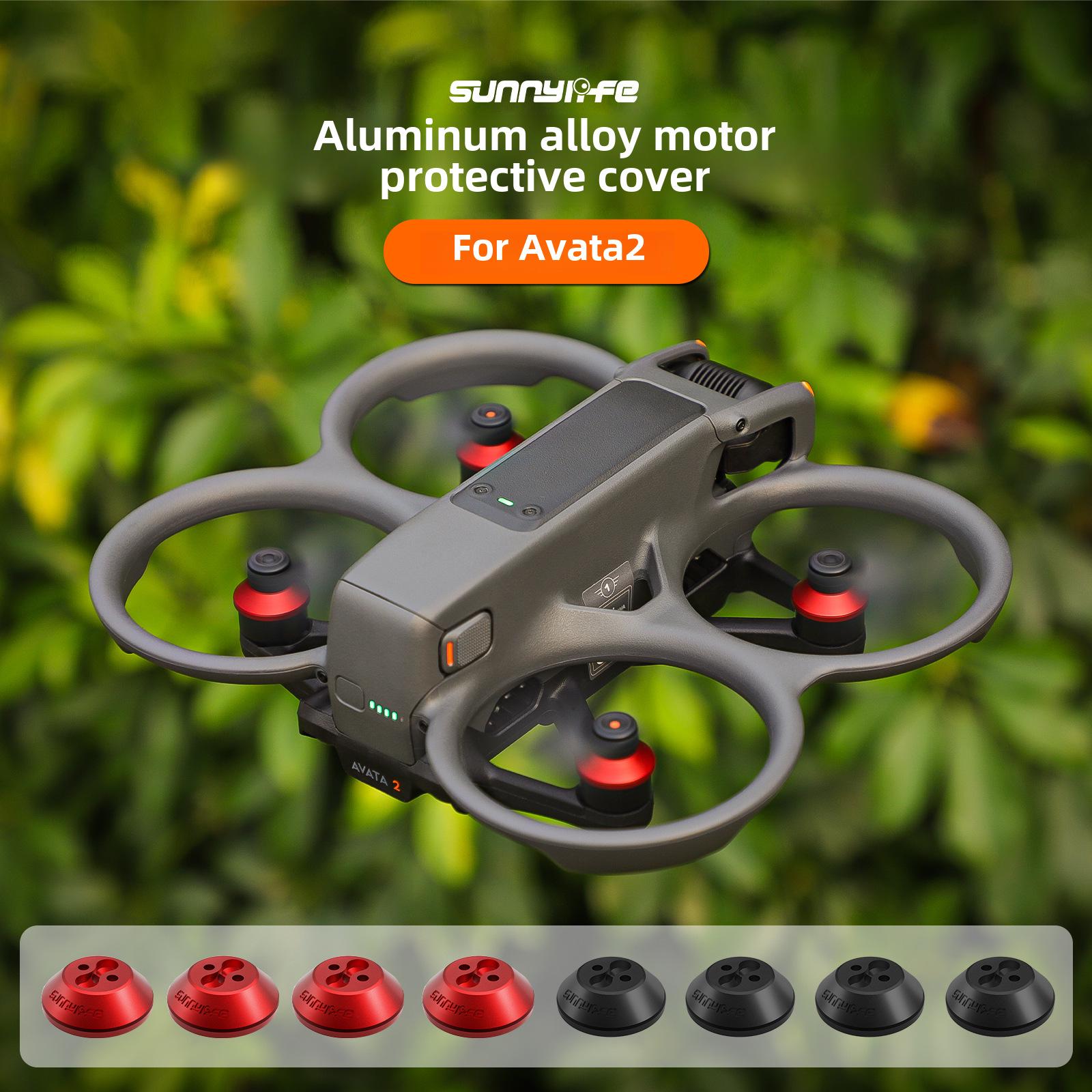 

Sunnylife Avata 2 Aluminum Alloy Motor Cover - Dust & Moisture Proof Protection чорний