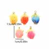 5Pcs Strawberry Resin Charms Cute Mini Pendant For Diy Earrings Necklace Jewelry Bracelets Hairpin Jewelry Accessories