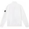 STONE ISLAND Solid Color Badge Zip Stand Collar Long Sleeve Sweatshirt Men Sweatshirts White K1S156100643S0051V0001