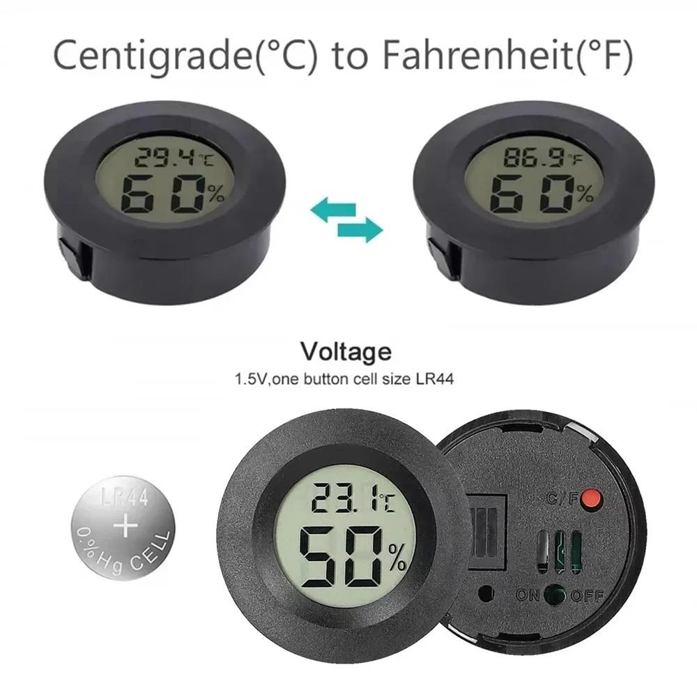 Portable Hygrometer Thermometer Temperature and Humidity Digital Display Electronic Machine Indoor Camp Car Temperature Sensor