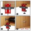 Aluminum Cabinet Hardware Jig Aluminum Cabinet Door Locators Tool for Excellent Door Positioning in Home Renovations