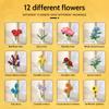 Woma Toys Flower Botanical Collection Bouquet Building Block Set Kit for Creativity Flowers Mini Flower Bricks Toy Kids (11053)