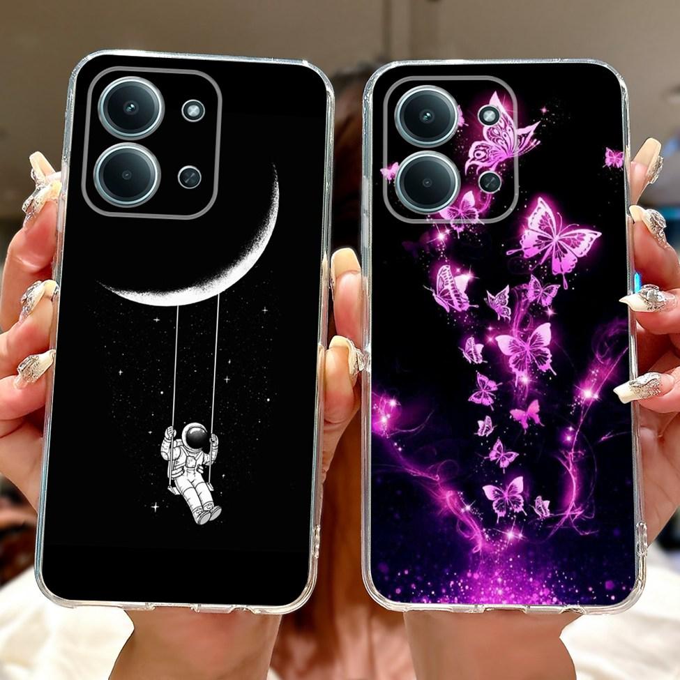 For Xiaomi Poco C85 4G Cover For Redmi 15C 4G Case Cute Cartoon Luxury Cool Boy Girls Fashion Butterfly Bumper Casing 25078RA3EA
