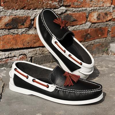 Genuine Leather Men's Dress Shoes Luxury Brand Designer Casual Shoes Walking Sneakers Lightweight Driving Mocassins Male Formal