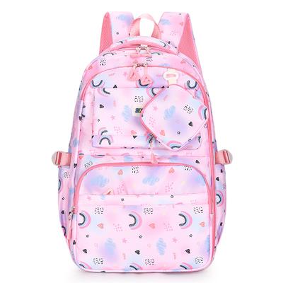 Mochila Escolar Leve para Estudantes, Feminina, Grande Capacidade, Infantil