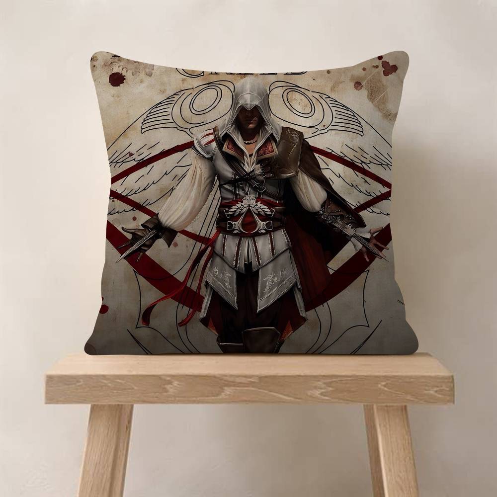 Game AssassinES S CCreed Cushion Cover x Polyester Sofa Cushions Decorative Throw Pillows Home Decoration Pillowcover