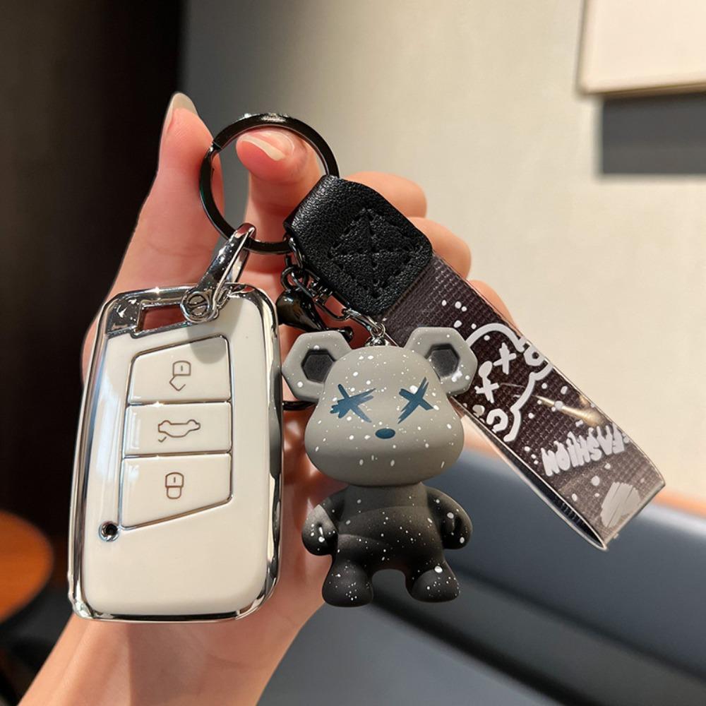 Durable for VW Key Holder for Golf Polo Passat Tiguan Lavida Bora Sagitar Troc Tuyue Lamando Protective Cover