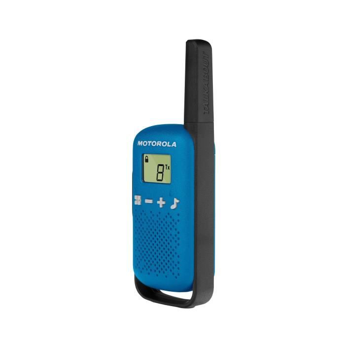 Vysílačka Motorola - 2 ks - Modrá - Dosah 8 km - Handsfree - Výkon 500 mW