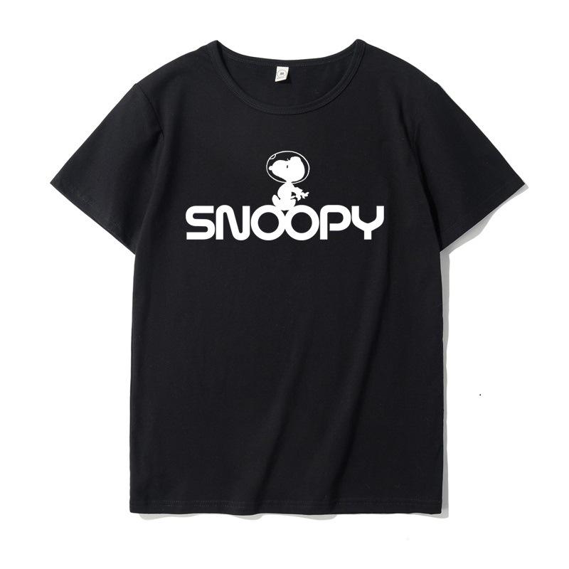 

Classic Snoopy Cotton Men s Women s T-shirt Snoopy Cartoon Printed Summer Fashion Casual Comfortable Top Street Clothing 3XL
