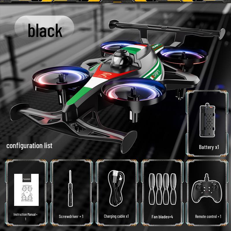 CrossH31 Dual-Mode Land-Air Drone: Remote Control Quadcopter & Stunt Drift Aircraft