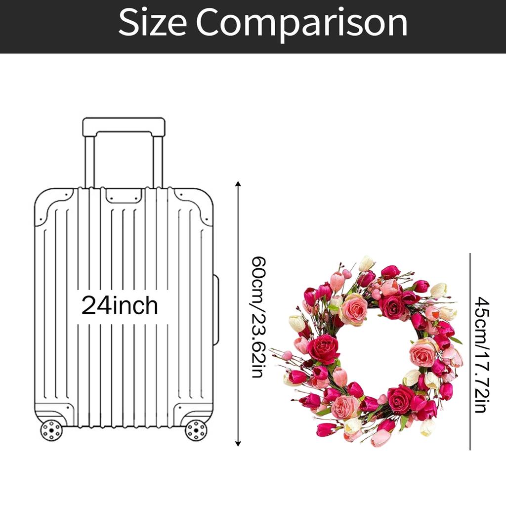 Rose Ring Home Decoration Wreath Door Hanging