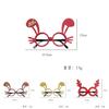 Whimsical Christmas Glasses For Adults And Kids Featuring Deer Antlers And Bunny Ears In Vibrant Colors For Festive Party Photography