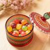 Transparent Designs Clear Candy Jar Multifunctional Glass Storage Container for Household Decoration