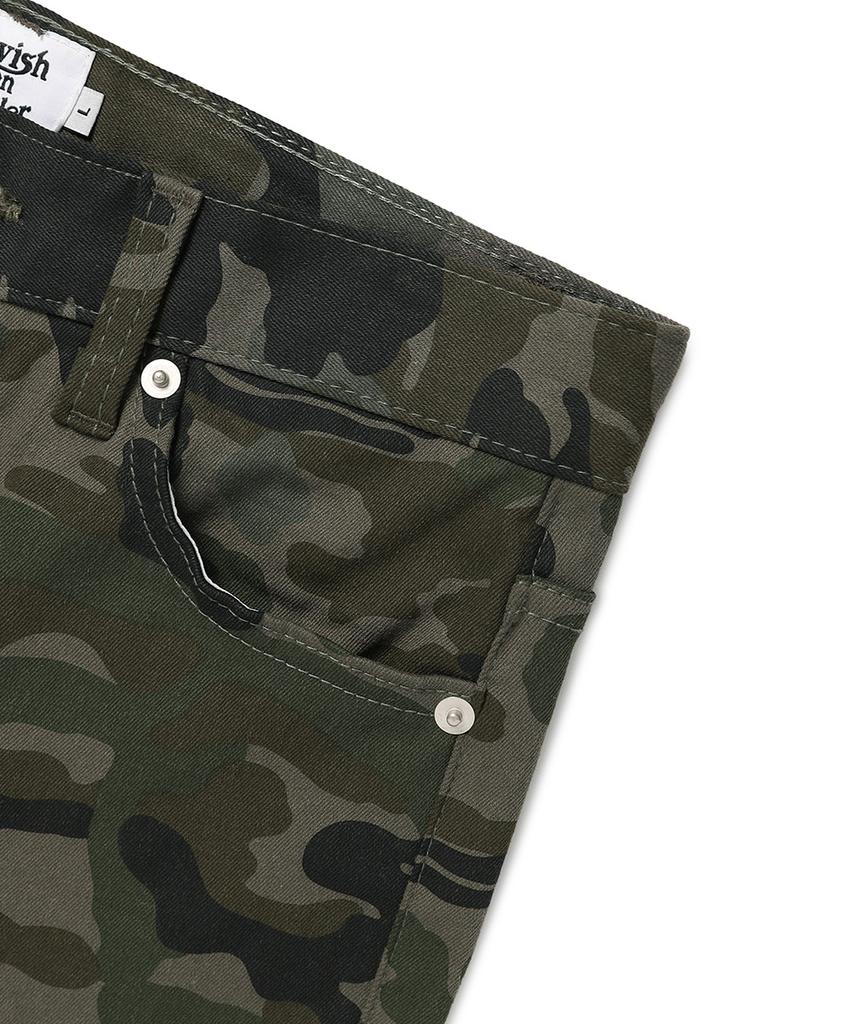 CAVISH W Woodland Biker Shorts Camo(Cv2Dmupa14A)