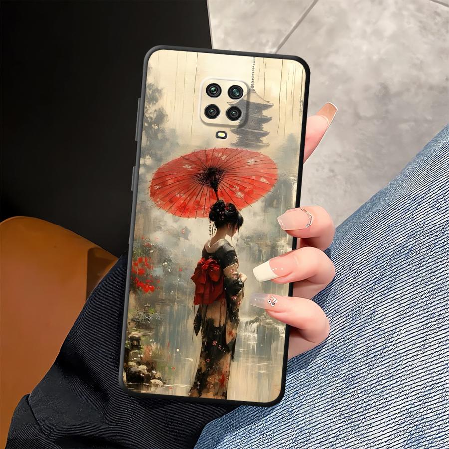 Cartoon Retro Girl Phone Cover Case for Xiaomi Redmi Note 14 14C K80 13 Pro Plus A4 A5 9 8 7 10 A3 A1 12C 13C 12 11 K40 A1 A2