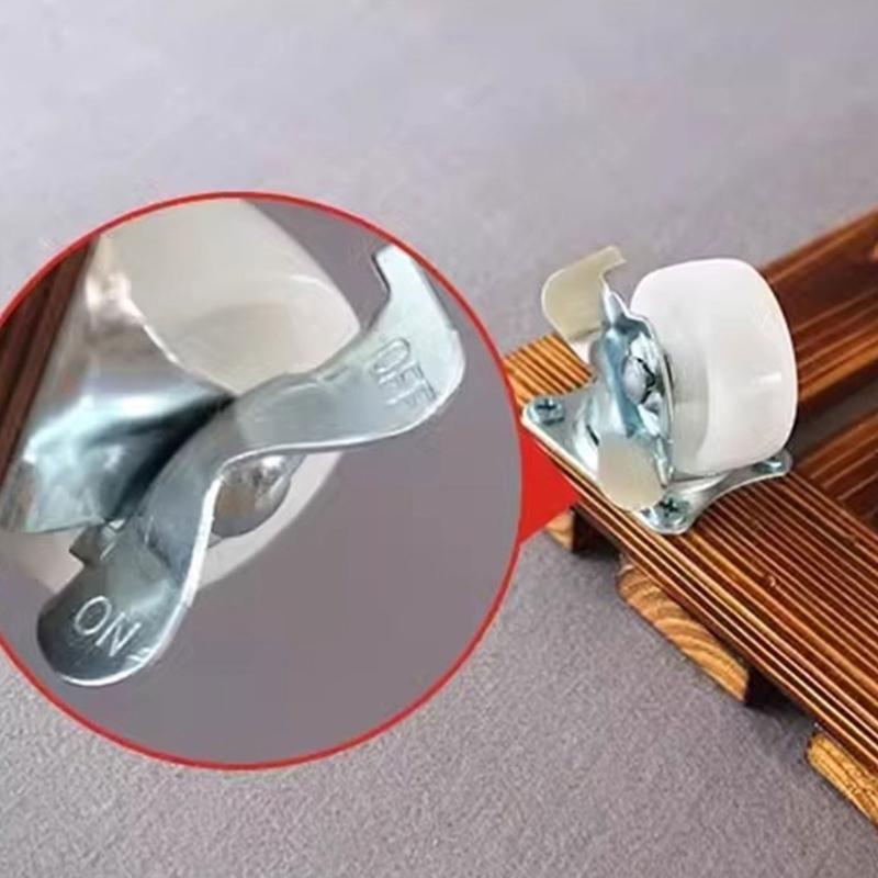 Mehrfach verwendbare Outdoor-Holzpflanzgefäßbasis Schwenkrad-Design Wetterfeste Konstruktion Für mühelose Pflanzenbewegungen