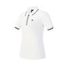 Tennis Fashion Minimalist Classic Versatile Casual Sports Comfortable Short Sleeve Knitted Polo Shirt Women Tops Jade-White A11W613109FWT
