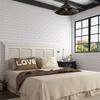 Living room wall decoration wallpaper 35X38.5cm solid color 3D self-adhesive wall sticker