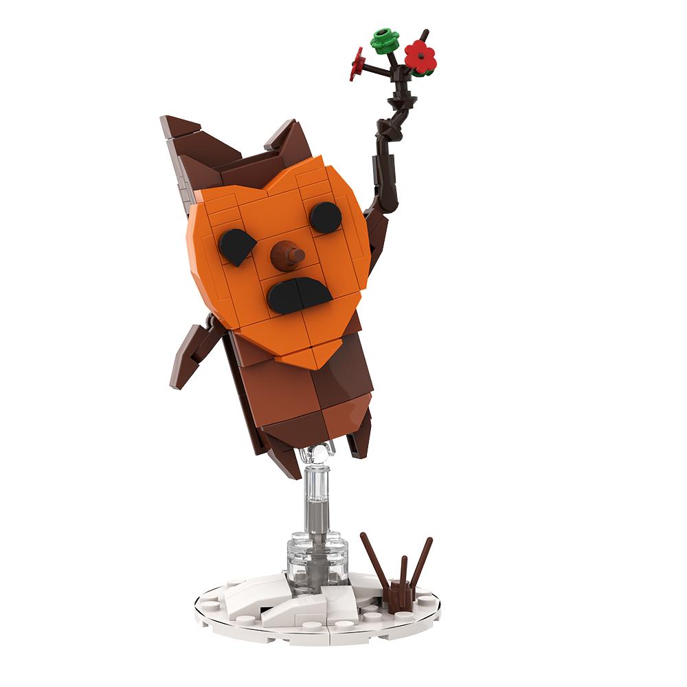 Gobricks Moc Zeldaed Yahaha Korok Brickheadz Game Figures Constructing Blocks Set Ruins Guardian Playthings For Gift