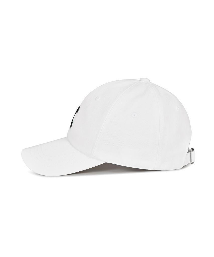 Bajal Va Curved Patch Ball Cap White