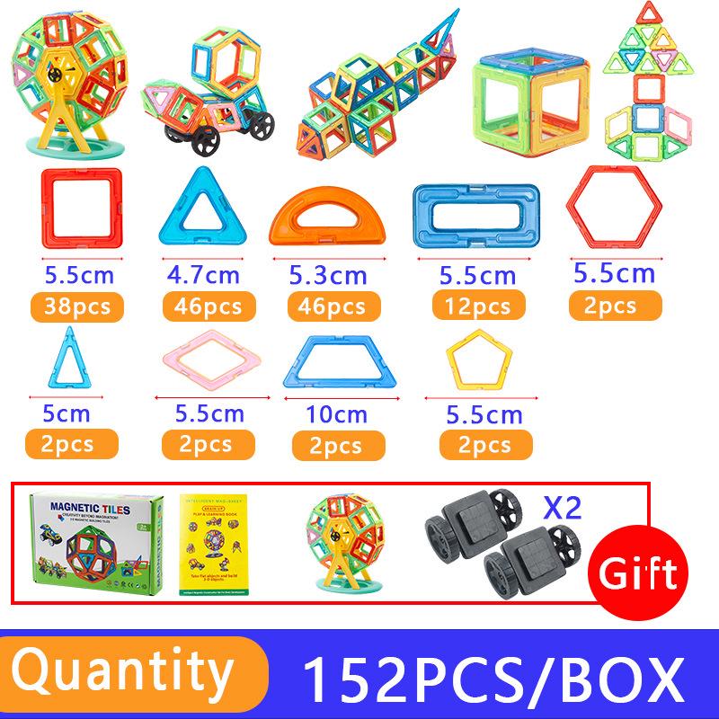 Magnetic Building Blocks for Kids - Educational and Strong Magnet Toy Set