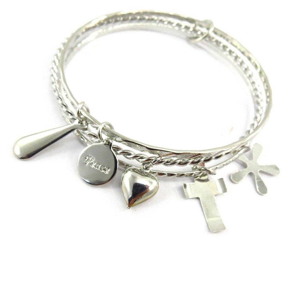 Les Trésors De Lily [J6336] - Bransoletka projektanta 'Choreografia Szczęścia' srebrna