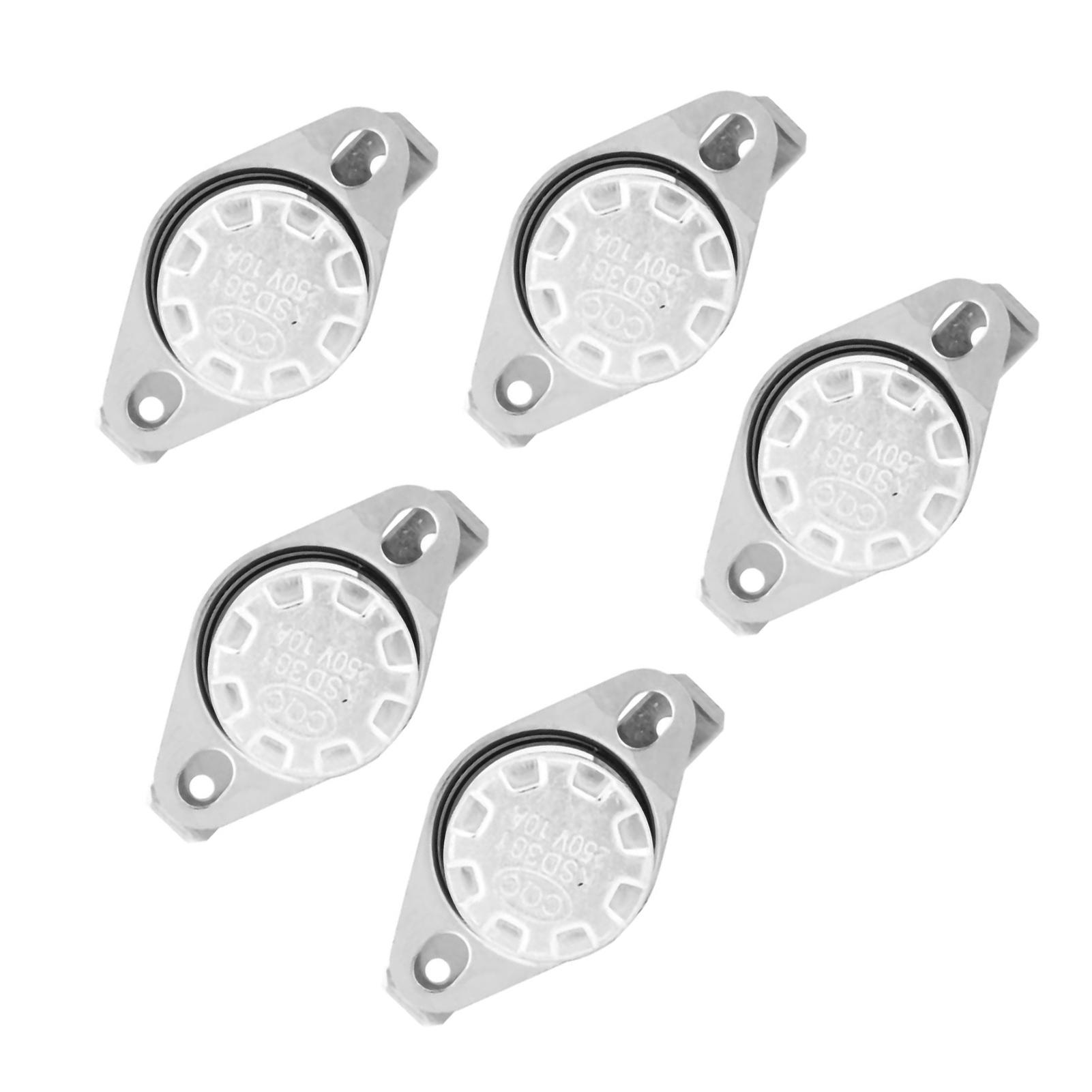 5 Pcs KSD301 Switch Temperature Control Thermostat Thermal Switch 250V10A NO40 celsius