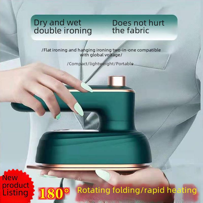 

Миниатюрный портативный вращающийся электрический утюг с распылителем воды — идеально подходит для дома, общежития, путешествий и небольших помещений. British regulatory белый