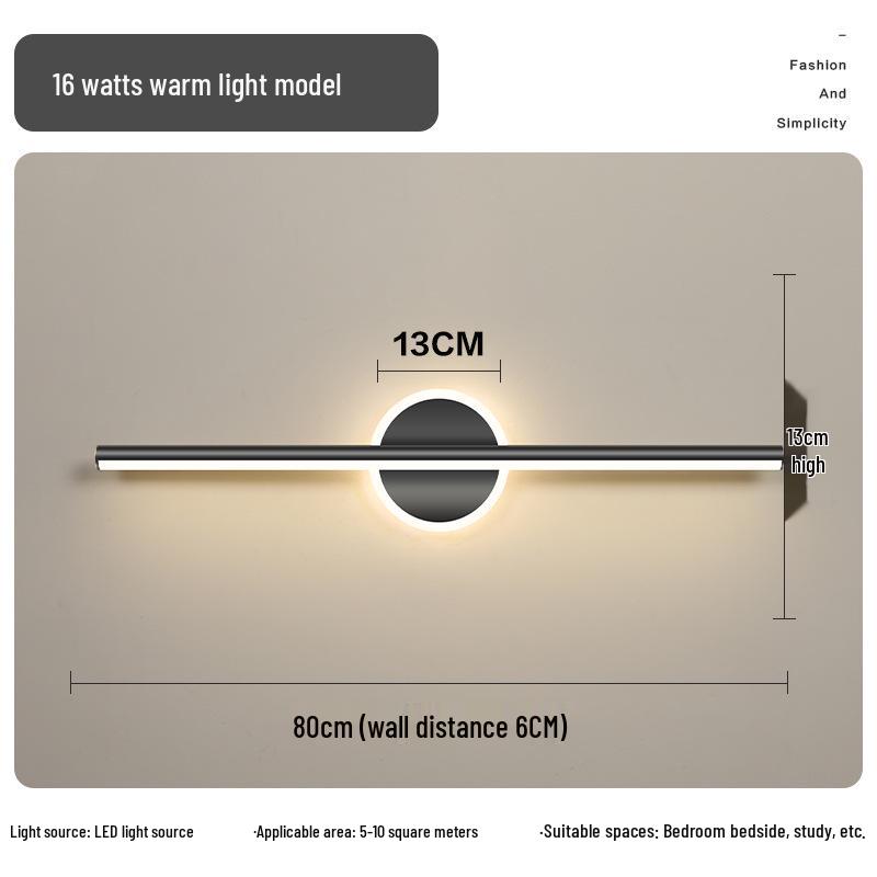Modern LED Vanity Mirror Light: Simple Bathroom Wall Lamp for Makeup & Cabinet Illumination
